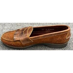 Cole Haan Country Men's Size 8.5 Leather Kiltie Loafer Moc Toe Made in USA